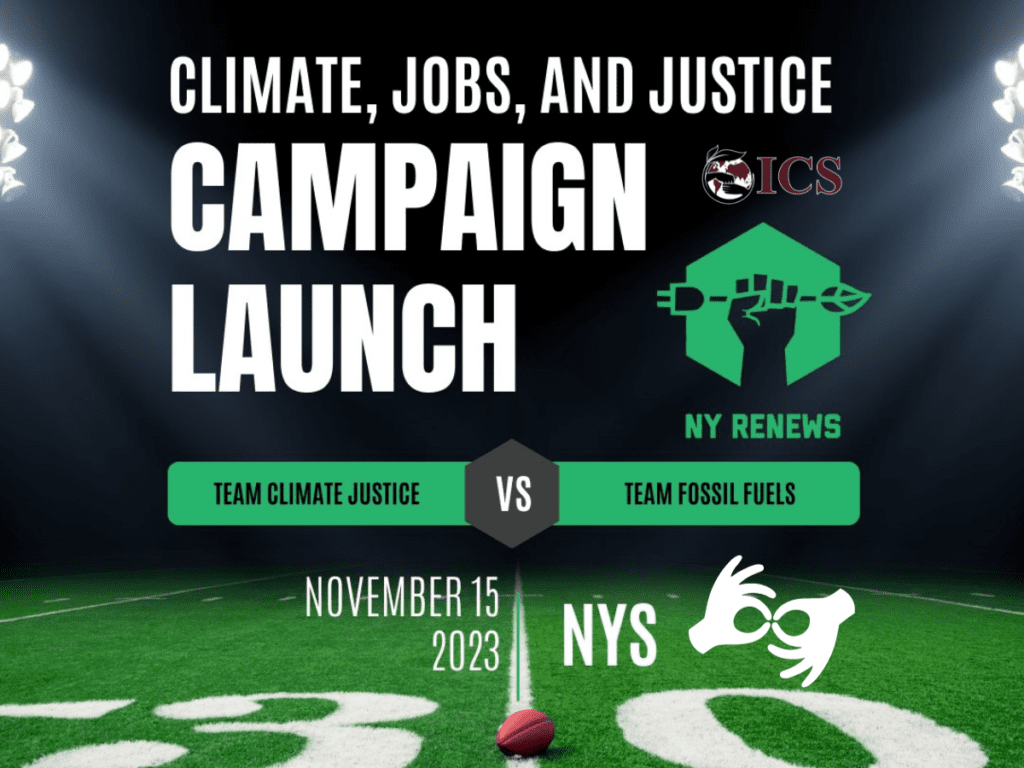 Climate, Jobs, and Justice Campaign Launch - Interpreted Event
