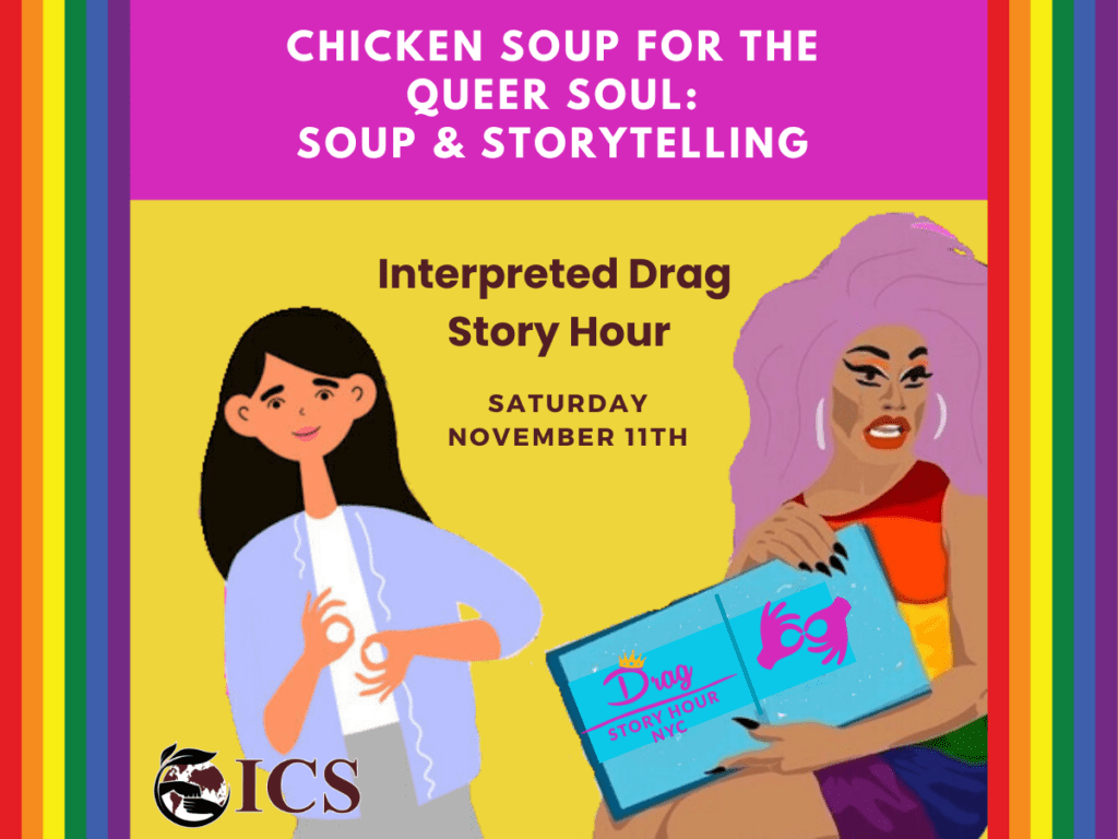 Interpreted Drag Story Hour at Queer Event