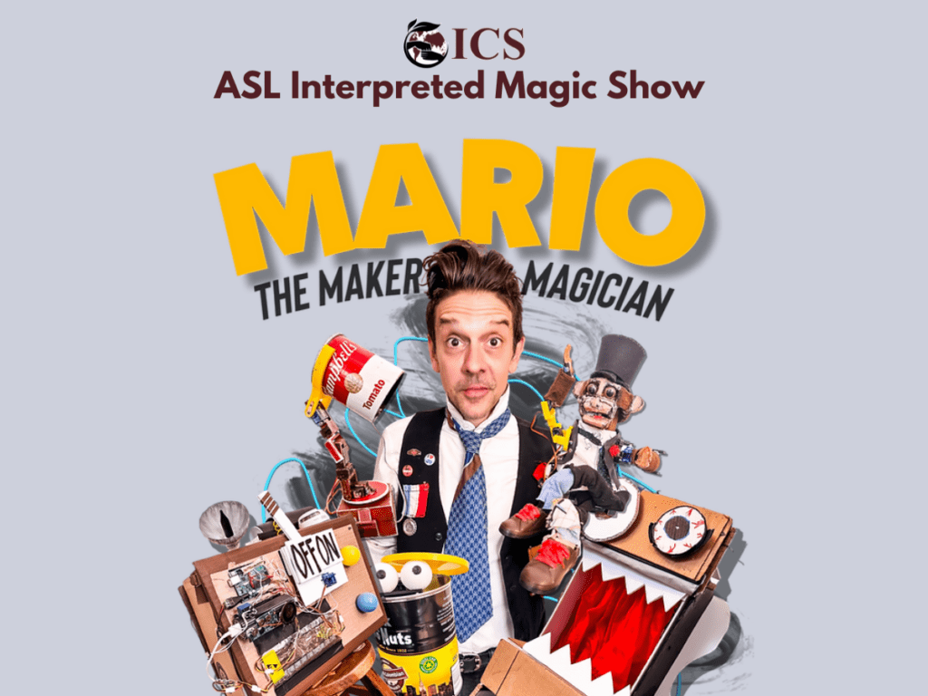 Mario the Magician Magic Show with ASL Interpreters.