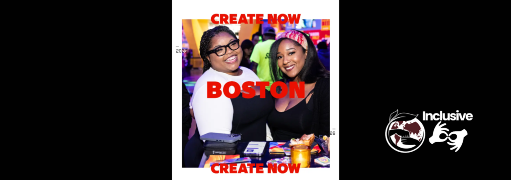 Create Now Boston poster